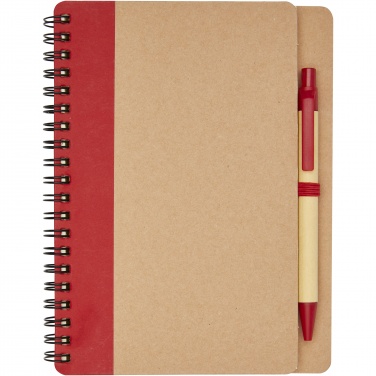 Logo trade promotional product photo of: Priestly recycled notebook with pen