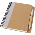 Priestly recycled notebook with pen, Lilac / Natural