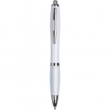 Logo trade promotional products picture of: Nash ballpoint pen with coloured barrel and grip