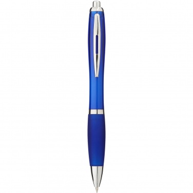 Logotrade business gift image of: Nash ballpoint pen with coloured barrel and grip