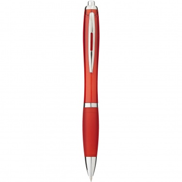 Logotrade promotional gift image of: Nash ballpoint pen with coloured barrel and grip