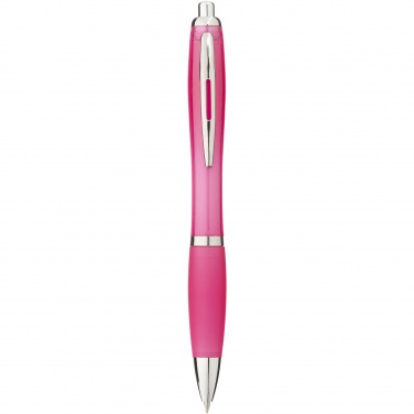 Logotrade promotional merchandise image of: Nash ballpoint pen with coloured barrel and grip