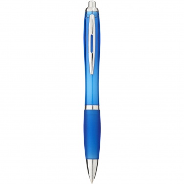 Logotrade promotional merchandise picture of: Nash ballpoint pen with coloured barrel and grip