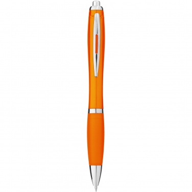 Logotrade corporate gift image of: Nash ballpoint pen with coloured barrel and grip