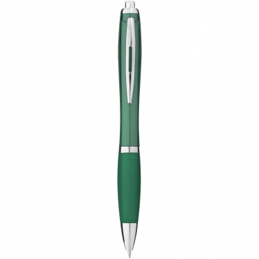 Logotrade promotional gift picture of: Nash ballpoint pen with coloured barrel and grip