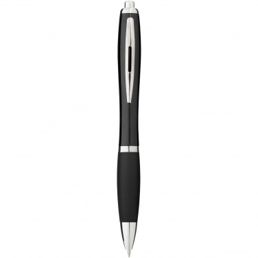 Logotrade promotional gift image of: Nash ballpoint pen with coloured barrel and grip