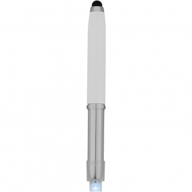 Logo trade promotional gifts picture of: Xenon stylus ballpoint pen with LED light