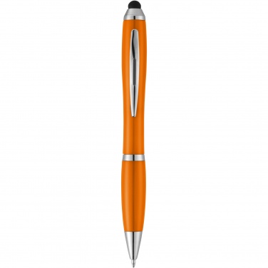 Logotrade advertising product picture of: Nash stylus ballpoint pen with coloured grip