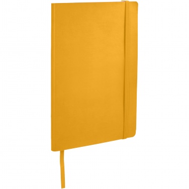 Logo trade promotional giveaways image of: Classic A5 soft cover notebook