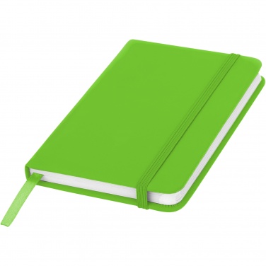 Logo trade corporate gifts picture of: Spectrum A6 hard cover notebook