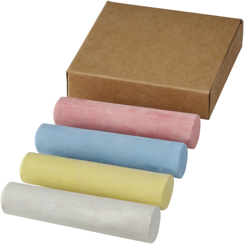 Logo trade advertising product photo of: Screech 4-piece chalk set