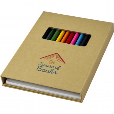 Logotrade promotional merchandise image of: Pablo colouring set with drawing paper