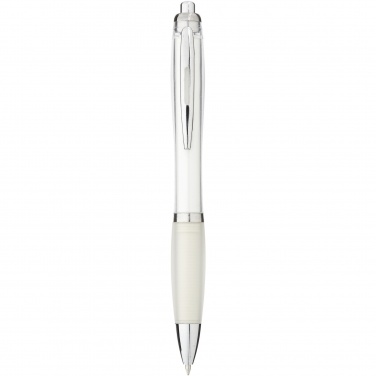 Logotrade promotional product picture of: Nash ballpoint pen coloured barrel and grip