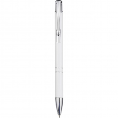 Logo trade promotional products image of: Moneta aluminium click ballpoint pen