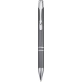 Moneta aluminium click ballpoint pen, Grey