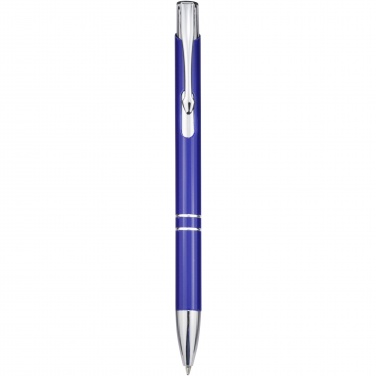 Logo trade promotional giveaways image of: Moneta aluminium click ballpoint pen