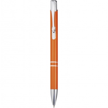 Logo trade promotional merchandise image of: Moneta aluminium click ballpoint pen