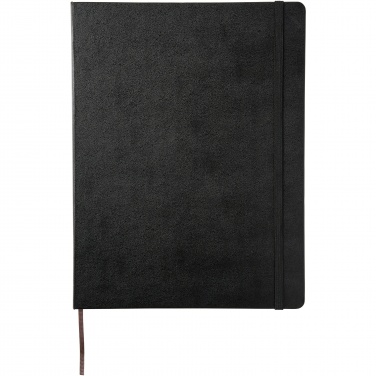 Logo trade corporate gifts image of: Moleskine Classic XL hard cover notebook - ruled