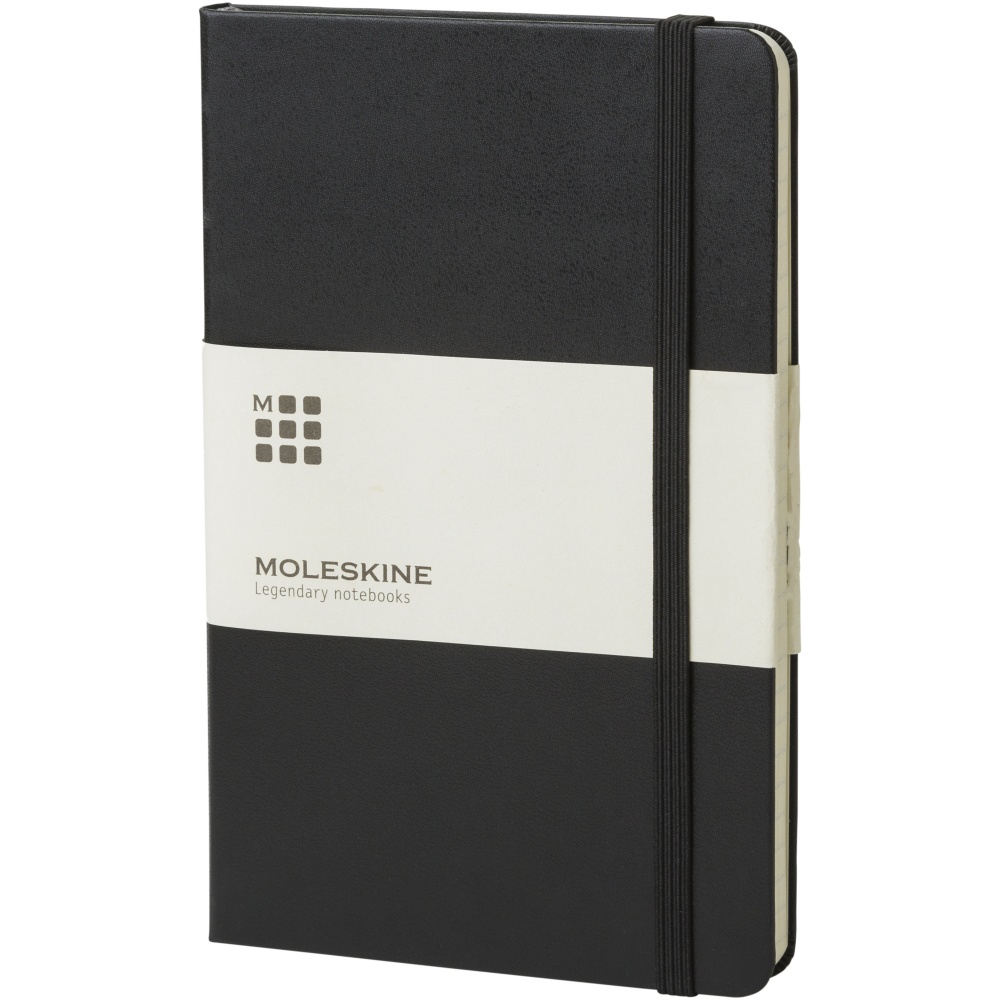 Logo trade promotional gifts image of: Moleskine Classic M hard cover notebook - ruled