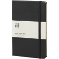 Moleskine Classic M hard cover notebook - ruled, Solid black