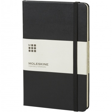 Logo trade promotional gifts picture of: Moleskine Classic M hard cover notebook - ruled