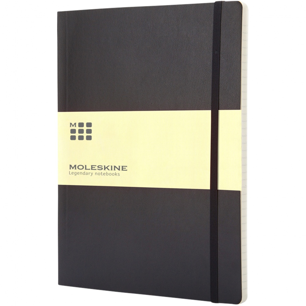 Logotrade business gift image of: Moleskine Classic XL soft cover notebook - ruled