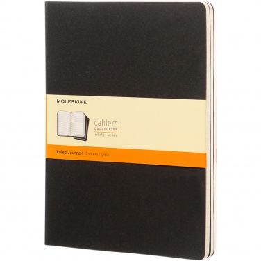 Logo trade promotional merchandise image of: Moleskine Cahier Journal XL - ruled