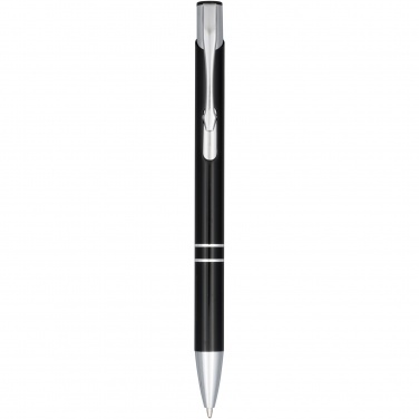 Logo trade advertising products image of: Moneta anodized aluminium click ballpoint pen