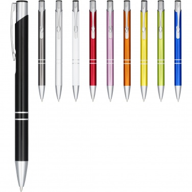 Logotrade corporate gift image of: Moneta anodized aluminium click ballpoint pen