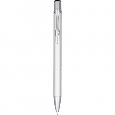 Logo trade advertising products picture of: Moneta anodized aluminium click ballpoint pen