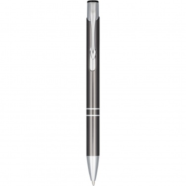 Logo trade advertising products picture of: Moneta anodized aluminium click ballpoint pen