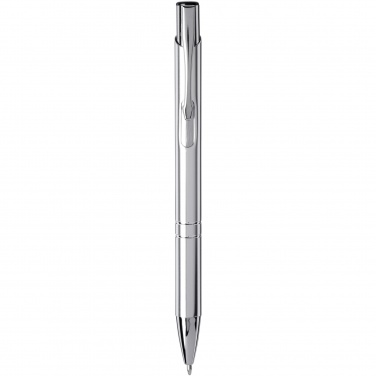 Logo trade corporate gifts picture of: Moneta anodized aluminium click ballpoint pen