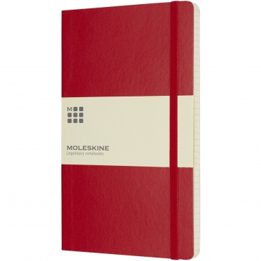 Logo trade promotional merchandise picture of: Moleskine Classic L soft cover notebook - squared