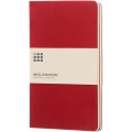 Moleskine Cahier Journal L - plain, Cranberry red