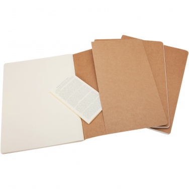 Logo trade promotional giveaways image of: Moleskine Cahier Journal XL - plain