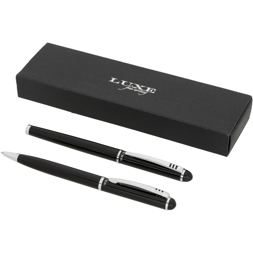 Logotrade promotional giveaway image of: Andante duo pen gift set