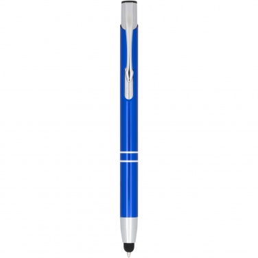 Logotrade promotional products photo of: Moneta anodized aluminium click stylus ballpoint pen