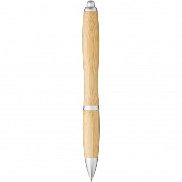 Logo trade promotional gift photo of: Nash bamboo ballpoint pen