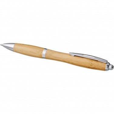 Logotrade business gift image of: Nash bamboo ballpoint pen