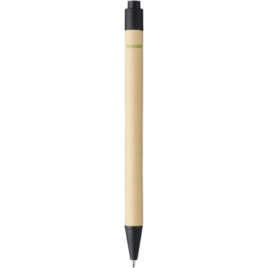 Logotrade advertising product picture of: Berk recycled carton and corn plastic ballpoint pen