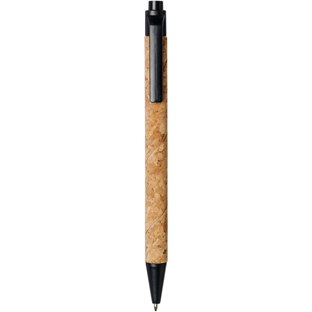 Logo trade advertising product photo of: Midar cork and wheat straw ballpoint pen