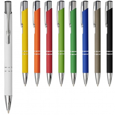 Logotrade corporate gift image of: Moneta soft touch ballpoint pen