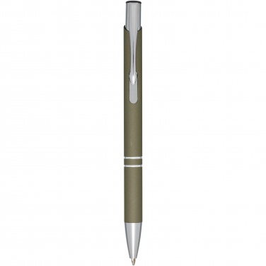 Logo trade promotional gift photo of: Moneta soft touch ballpoint pen