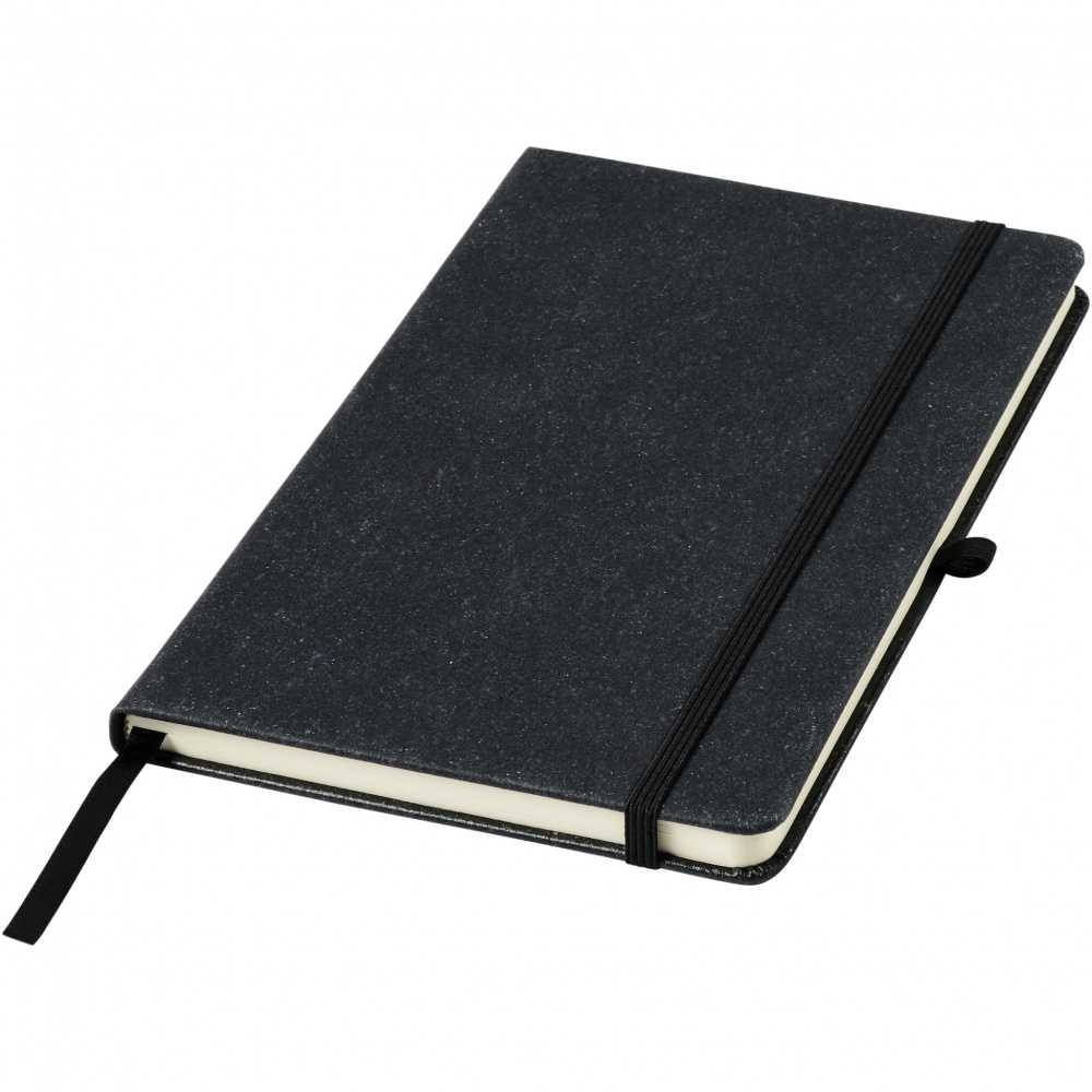 Logo trade promotional items image of: Atlana leather pieces notebook