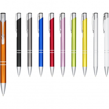 Logotrade promotional products photo of: Moneta anodized aluminium click ballpoint pen