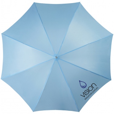 Logo trade promotional giveaways image of: Lisa 23" auto open umbrella with wooden handle