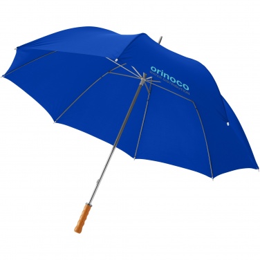 Logo trade promotional gift photo of: Karl 30" golf umbrella with wooden handle