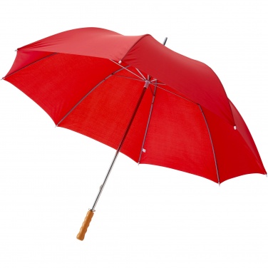 Logo trade promotional merchandise picture of: Karl 30" golf umbrella with wooden handle