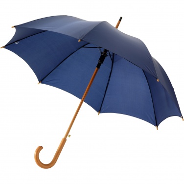 Logotrade promotional merchandise picture of: Kyle 23" auto open umbrella wooden shaft and handle