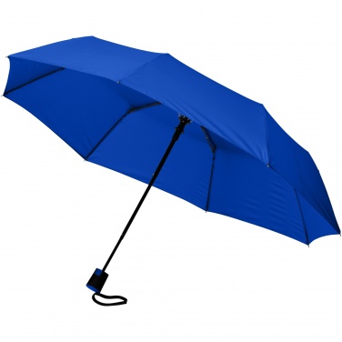 Logo trade promotional gifts image of: Wali 21" foldable auto open umbrella